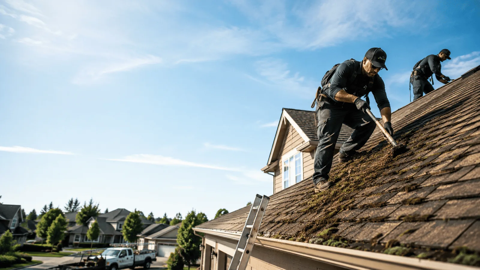 Roof Moss Removal in Windsor Mill, MD near me
